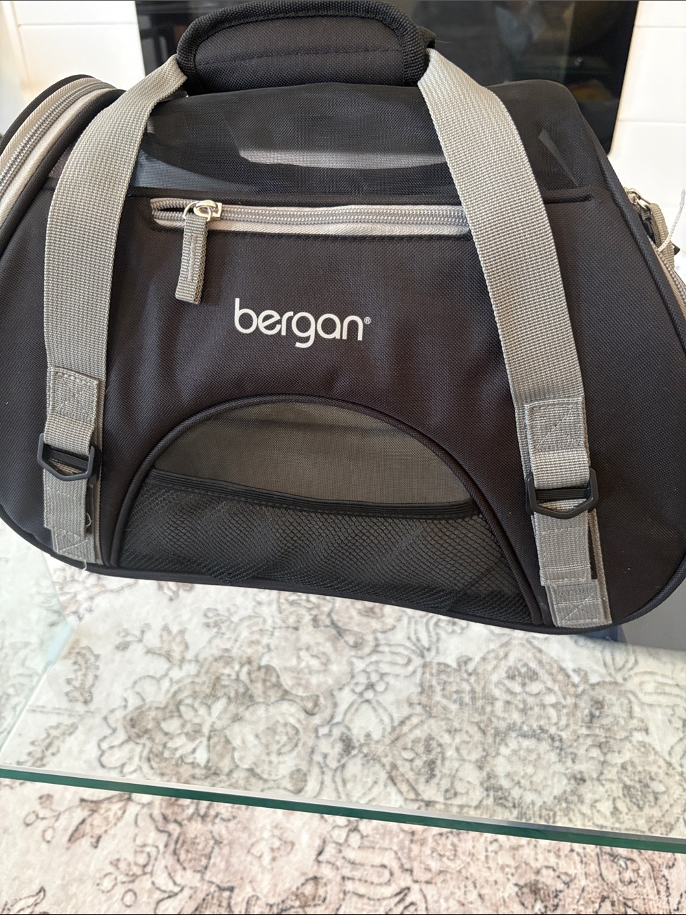 Bergan Black Comfort Carrier – Used Once – Excellent Condition